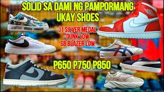 Ukay Shoes Jordan 1 Retro Silver Medal Nike Dunk Low Shadow at Nike SB Blazer Low [upl. by Annayak]