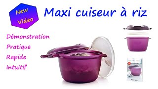 Maxi cuiseur à riz Microondes  Tupperware [upl. by Valiant285]