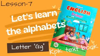 Lets Learn Letter G  Lesson7  Phonics For Kids  Alphabets  My School [upl. by Angie]