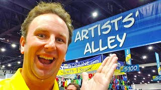 San Diego Comic Con 2019 Artists Alley amp Small Vendors LIVE [upl. by Caruso]