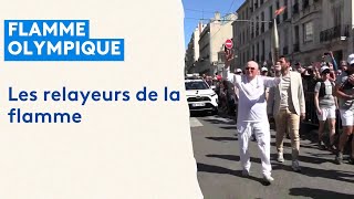 Flamme olympique à Marseille  les temps forts de la journée avec les relayeurs [upl. by Manley]