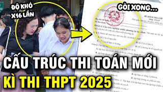 Đề minh họa cấu trúc môn Toán thi tốt nghiệp THPT từ năm 2025 xuất hiện hình thức trắc nghiệm mới [upl. by Vel]