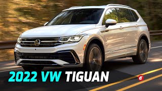 FIRST LOOK 2022 VW Tiguan Facelift Allspace [upl. by Idonna740]