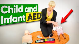 Child and Infant AED  First Aid Training [upl. by Auop693]