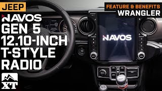 20182023 Jeep Wrangler amp Gladiator Navos Gen 5 1210Inch TStyle Radio Feature amp Benefits [upl. by Vas]