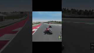 MotoGP 24  Nice Battle With Bagnaia in America crash youtube funny viral shorts yt [upl. by Bound]