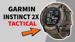 Garmin Instinct 2X Solar Tactical Coyote Tan Unboxing [upl. by Nomolos823]