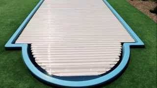 Pool cover Roller shutter Liderpool standard elektric [upl. by Aduhey397]