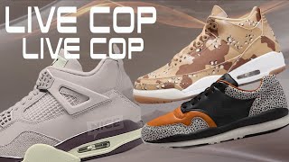 LIVE COP SNKRS APP DROPS amp YEEZY UNBOXING [upl. by Dedra]