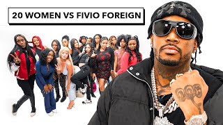 20 WOMEN VS 1 RAPPER FIVIO FOREIGN [upl. by Acilef29]