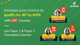 How to increase your chance by 900 to Qualify JRF  Start Free Trial Now [upl. by Messab]