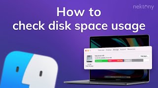 How to check disk space usage on a Mac for macOS Monterey or earlier [upl. by Amliv]