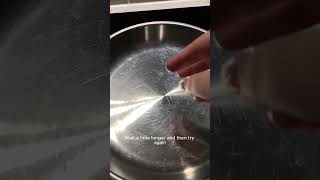 How to achieve a nonstick surface with nöni Stainless Steel [upl. by Olzsal80]