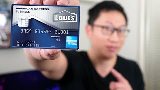 Surprisingly Good 😳 Amex Lowes Business Rewards Review [upl. by Eihtak]