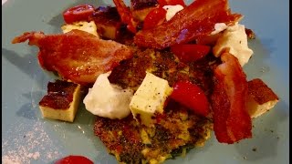 Low Carb Courgette Fritters [upl. by Dearborn]