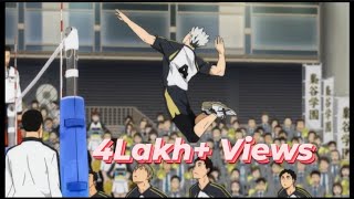 Bokuto line shot  Fukurodani vs Eiwa  Haikyuu to the top [upl. by Camm]