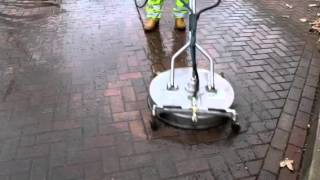 Block Paving Pressure Washing Flat Surface Cleaner [upl. by Sherl]