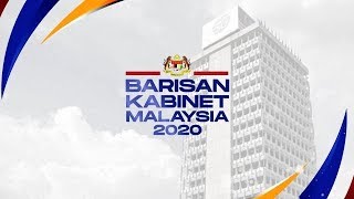 INFOGRAFIK Senarai penuh Menteri Kabinet Malaysia 2020 [upl. by Scot603]