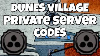 20 Private Server Codes For Dunes  Shindo Life [upl. by Atinele]