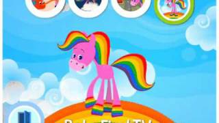 Rainbow Horse games at babyfirsttvcom [upl. by Legim904]