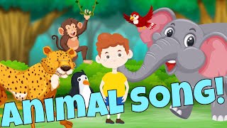 Animals in Action Brain Break and Body Movement Song for Kids [upl. by Cristina621]