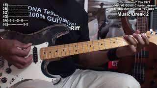 ROUNDABOUT Yes Guitar Chords amp Strumming Lesson Video 2 TABS EricBlackmonGuitar [upl. by Trebloc]