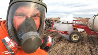 DANGEROUS VAPORS  Anhydrous Ammonia application in Southern Iowa [upl. by Thornton]