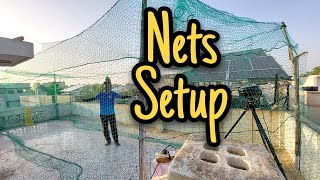 How to Set Cricket Net at Home  Sab kuch Sirf Under Rs900 😍 [upl. by Nref]