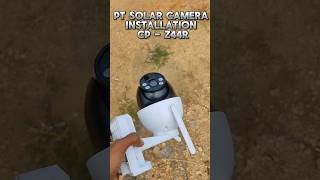 Pt Solar Camera Installation Cp  Z44R LCtechvlogging shorts [upl. by Hogle]