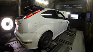 4wd 500BHP Ford Focus RS MK2 On the Dyno at Motorsport Developments In Blackpool Lancashire [upl. by Ardaed]