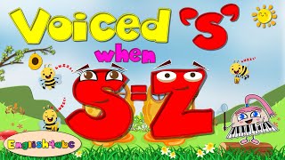 Voiced s  When s sounds like z  Long Vowels  Phonics Song [upl. by Olive]