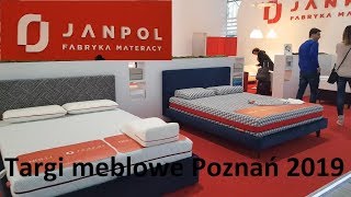 Materace Janpol Targi meblowe Poznań 2019 Meble Polska [upl. by Wadleigh855]