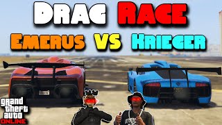 Krieger VS Emerus DRAG RACE ft HarmNone [upl. by Hoopen171]