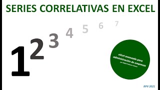 Cómo hacer una serie de números consecutivos en Excel [upl. by Sirad]