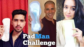 Celebrities PadMan Challenge  Akshay KumarArmaan Malik Sonam Kapoor  PadMan  R B YouTube 2018 [upl. by Barkley531]