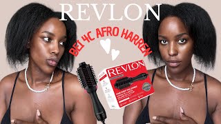 REVLON OneStep Volumiser  Das beste Gerät für 4c Afrohaare  VictoriaHadithi [upl. by Asillam]