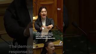 Māori lawmakers stage haka in protest [upl. by Ailil75]