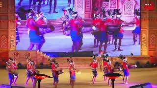 Wangala Dance  Folk Dance of Meghalaya  Folk Song of Meghalaya  Traditional Dance  Truly Folk [upl. by Erdnael]