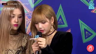 BLACKPINK  Lisa Backstage Interview Golden Disc Awards 2019 [upl. by Yob137]