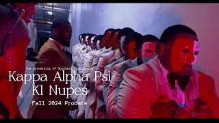 Kappa Alpha Psi Kappa Iota Chapter Fall 2024 Probate [upl. by Arretnahs894]