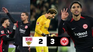 VFB Stuttgart gegen Eintracht Frankfurt 23 amp Highlights Tore amp Omar Marmoush Goal vs Stuttgart [upl. by Enutrof286]