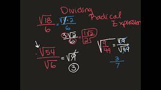 Dividing Radicals Monomial [upl. by Ave40]