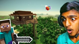 i build SKY HOUSE with FTTGaming in MINECRAFT  MALAYALAM [upl. by Ladnik]