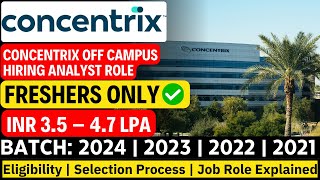 Concentrix Recruitment 2024  Concentrix OFF Campus Drive For 2024  2023 Batch Hiring  Analyst [upl. by Odlanir]