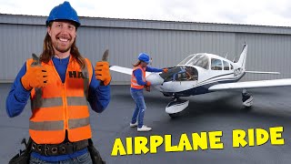 Airplane for kids  Explore an Airplanes with Handyman Hal [upl. by Nywg163]