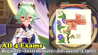 Alchemical Ascension All 4 Exams Beginner  Intermediate  Advanced  Expert Exam  Genshin Impact [upl. by Blackstock692]