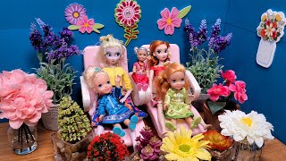 Mothers Day 2023  Elsa amp Anna toddlers celebrate  Barbie dolls [upl. by Nivrad]