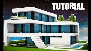 ⭐️Minecraft Tutorial  MANSÃO SUPER MODERNA MANYACRAFT⭐️ [upl. by Achorn]