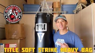 Title Boxing Soft Strike Heavy Bag REVIEW THE BEST HEAVY BAG UNDER 150 [upl. by Ordway]