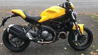 Beautiful Ducati Monster 821 with Hepco and Becker luggage [upl. by Dotti]